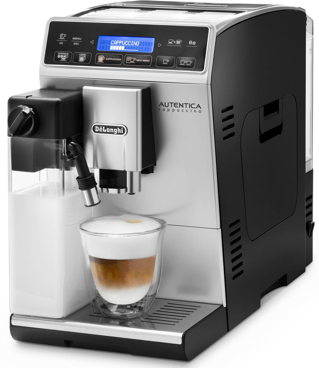 De'Longhi Kaffeevollautomat Autentica Cappuccino ETAM29.660.SB - Superkompakt - nur 19,5 cm breit