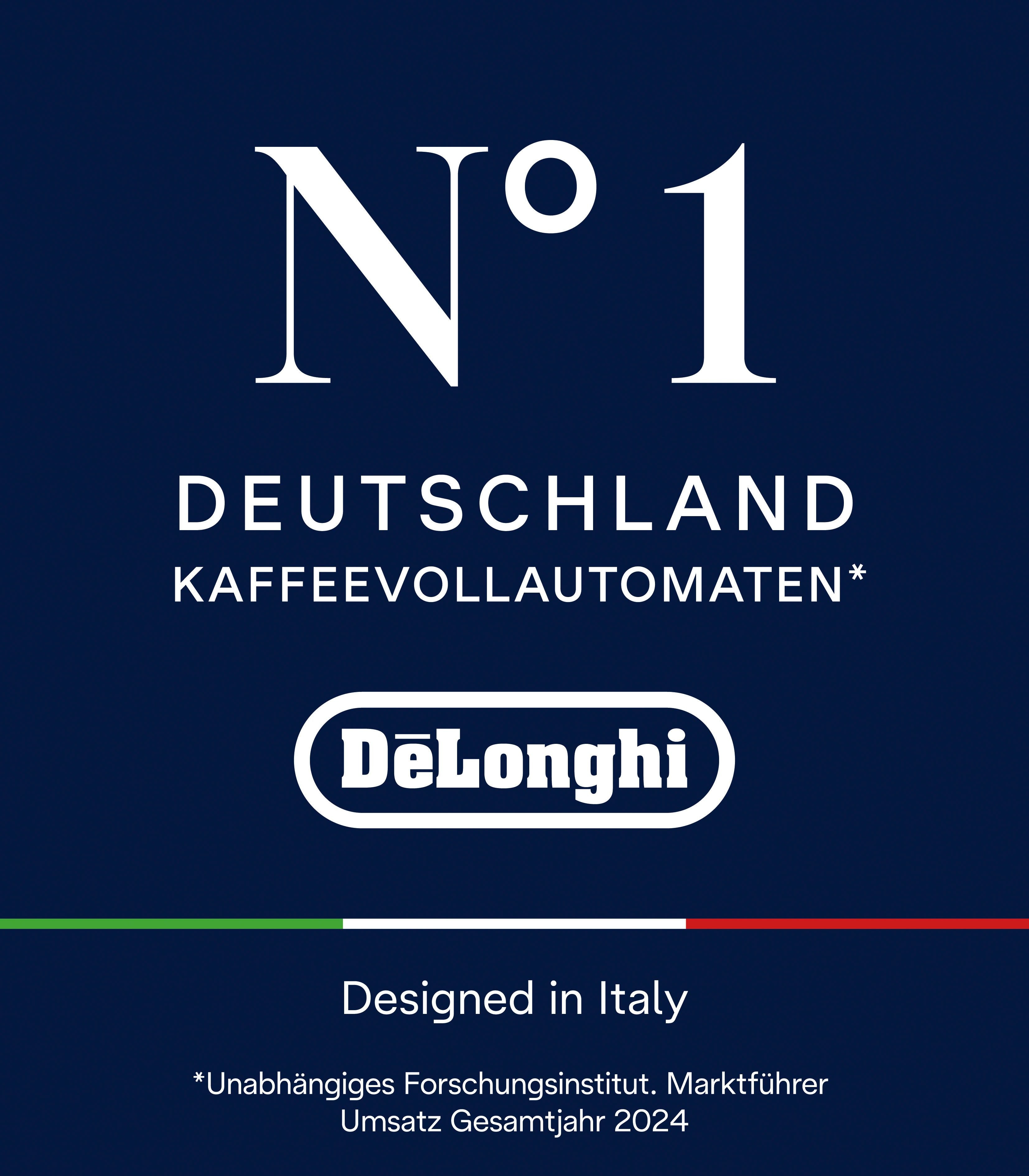 De'Longhi Kaffeevollautomat Dinamica ECAM 350.35.SB, 4 Rezepte, Direktwahltasten & My-Funktion