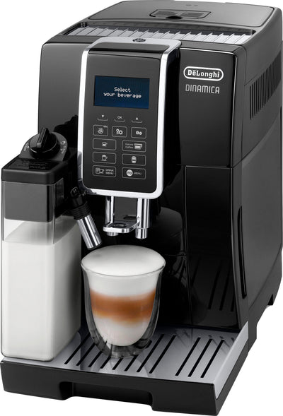 De'Longhi Dinamica ECAM356.57.B Kaffeevollautomat – Perfekter Milchschaum, 14 Kaffeegetränke