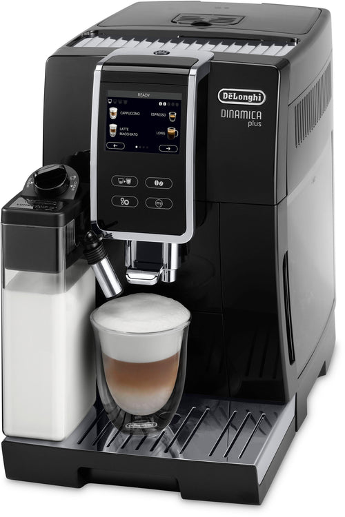 De'Longhi Kaffeevollautomat Dinamica Plus ECAM370.70.B - 14 Rezepte, perfekter Milchschaum, schwarz