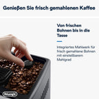 De'Longhi Kaffeevollautomat Dinamica Plus ECAM370.70.B - 14 Rezepte, perfekter Milchschaum, schwarz