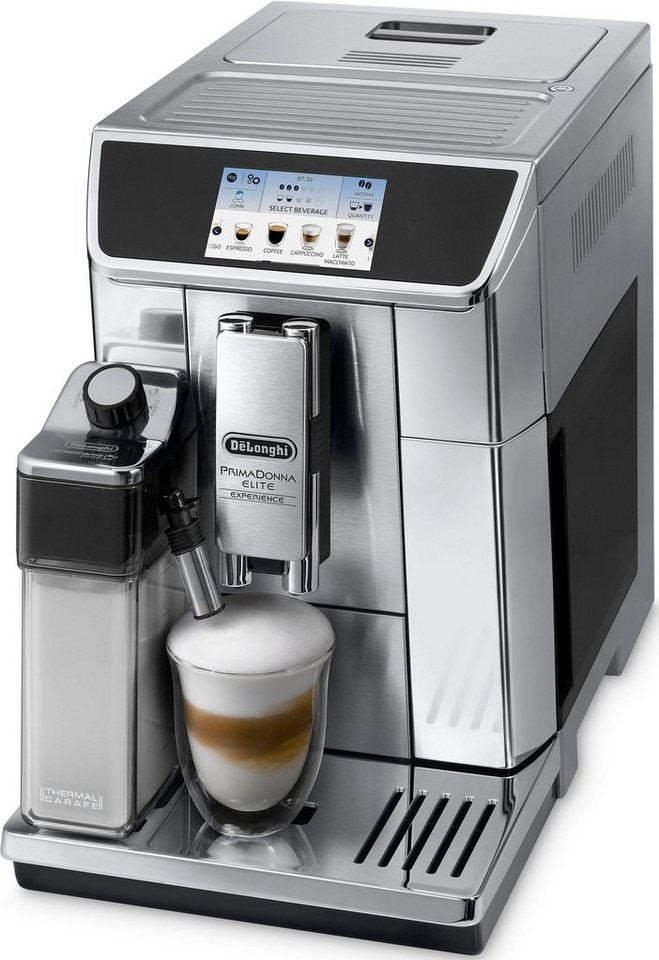 De'Longhi Kaffeevollautomat PrimaDonna Elite Experience ECAM656.85.MS - 18 Rezepte, heiß & kalt