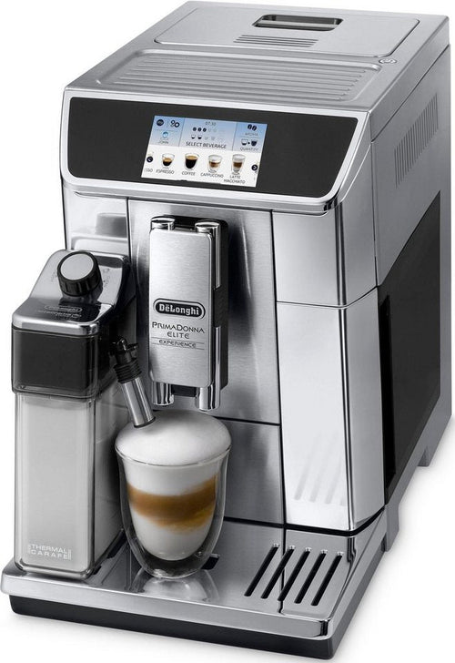De'Longhi Kaffeevollautomat PrimaDonna Elite Experience ECAM656.85.MS - 18 Rezepte, heiß & kalt