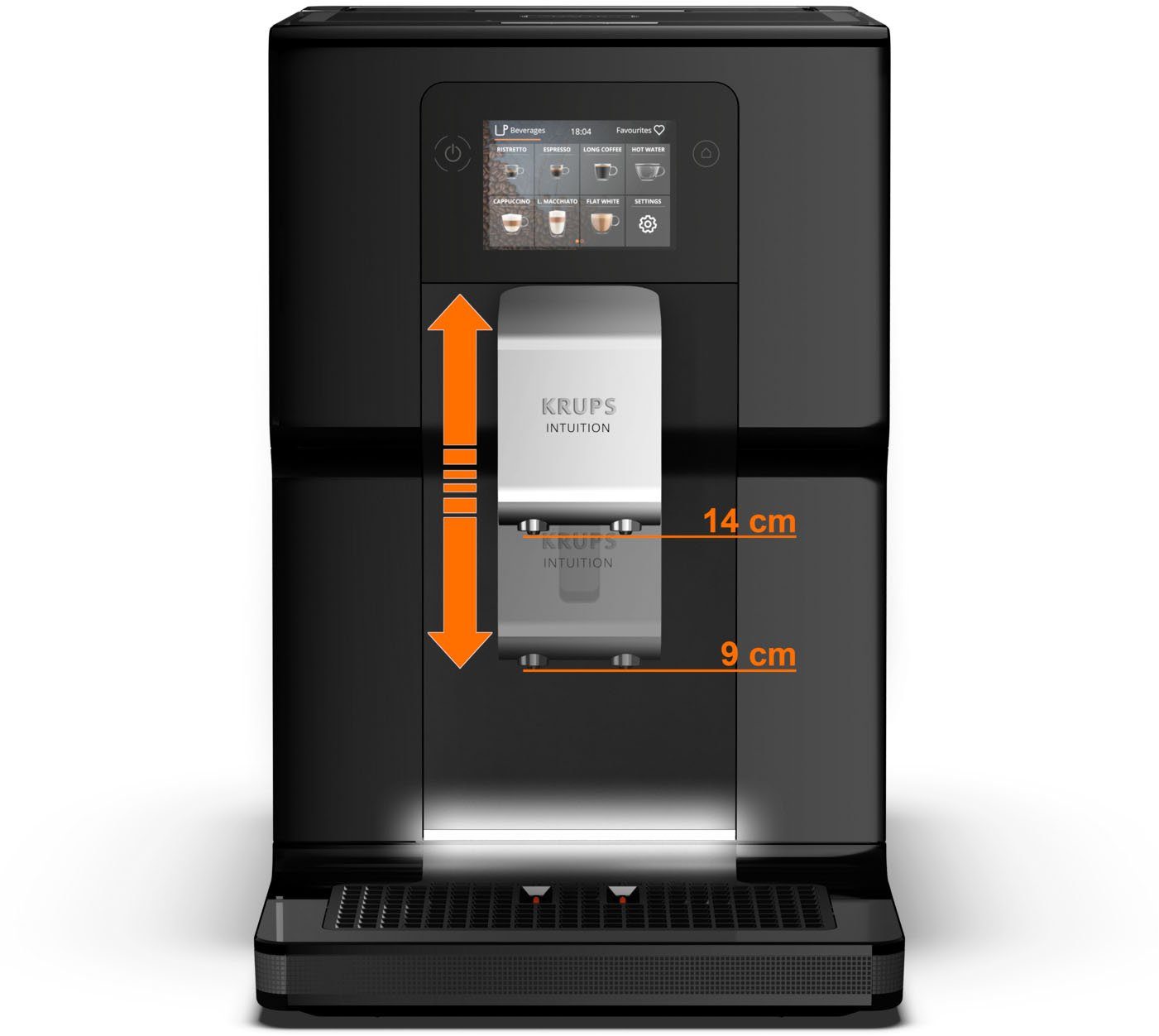 KRUPS Kaffeevollautomat EA8738 Intuition Preference